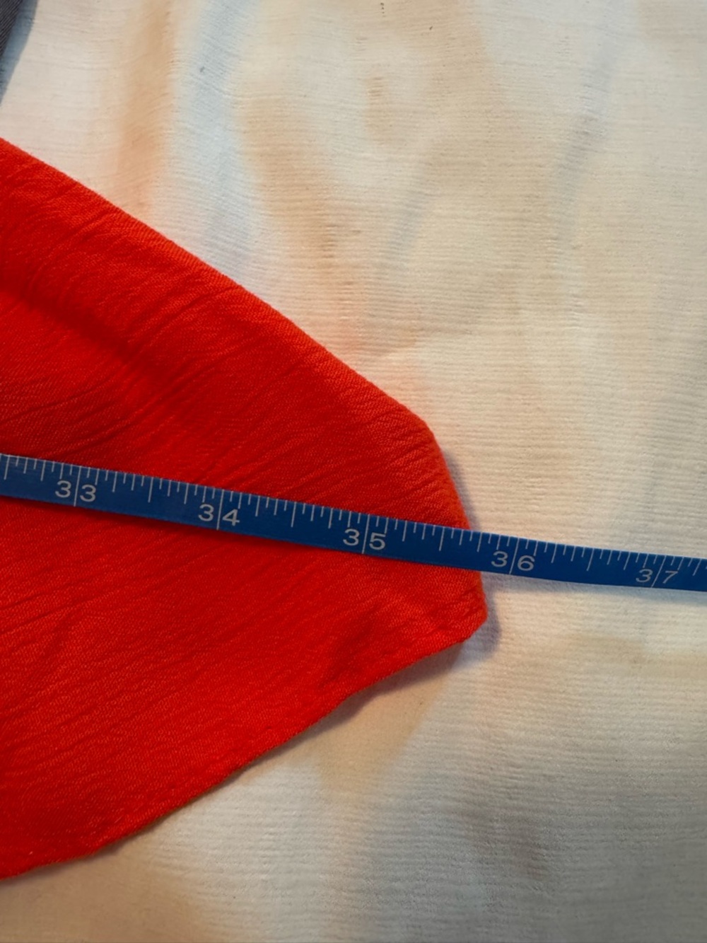 Charlotte Russe coral, reddish-orange Ruffle V-Neck Maxi Dress size M - Picture 10 of 14